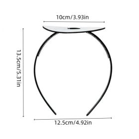 Strong Drop-resistant Hair Band Suitable For Graduation Cap (Option: Round-1pc)